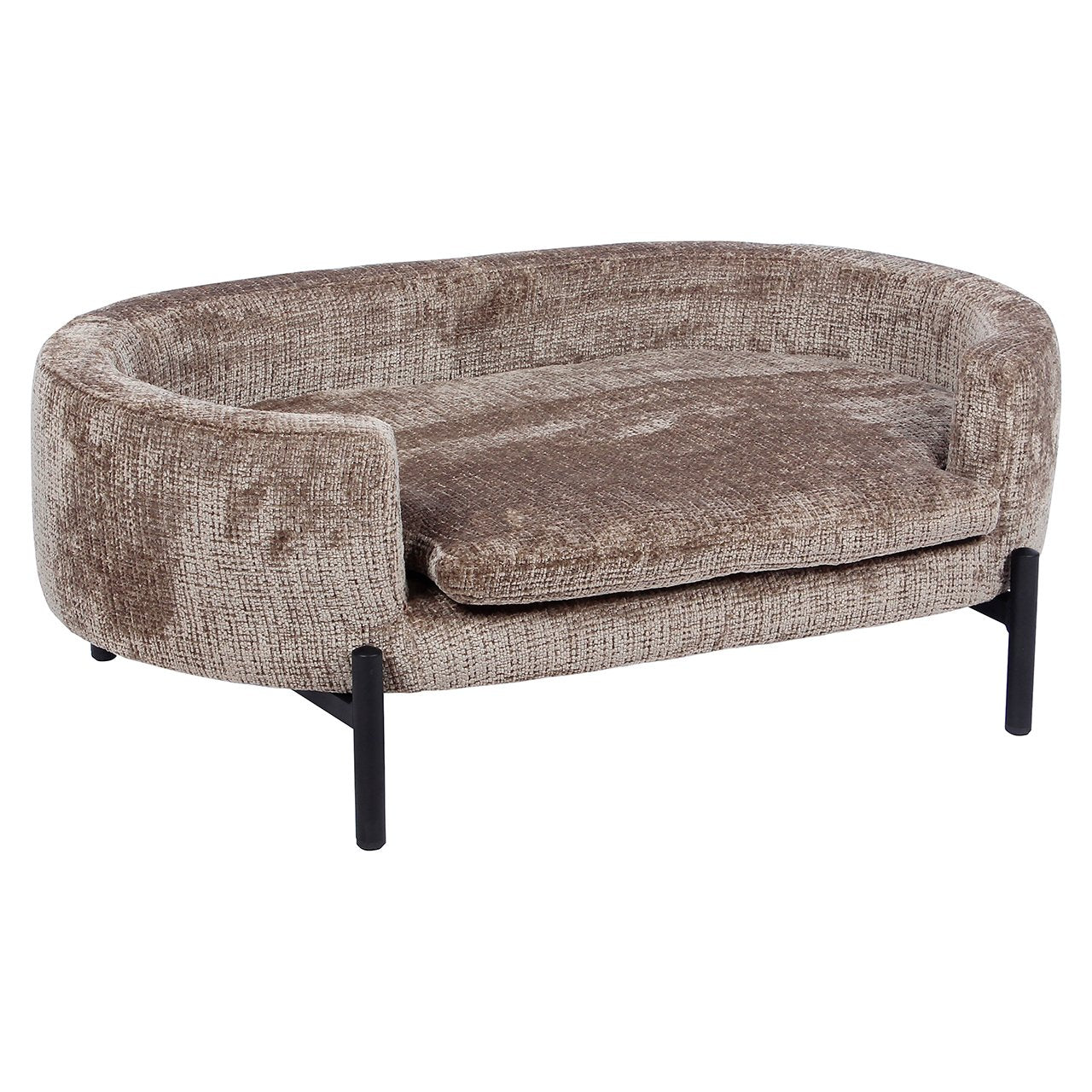 Huisdierenbed Dolly steen chenille (Niagara 104 Stone Chenille)
