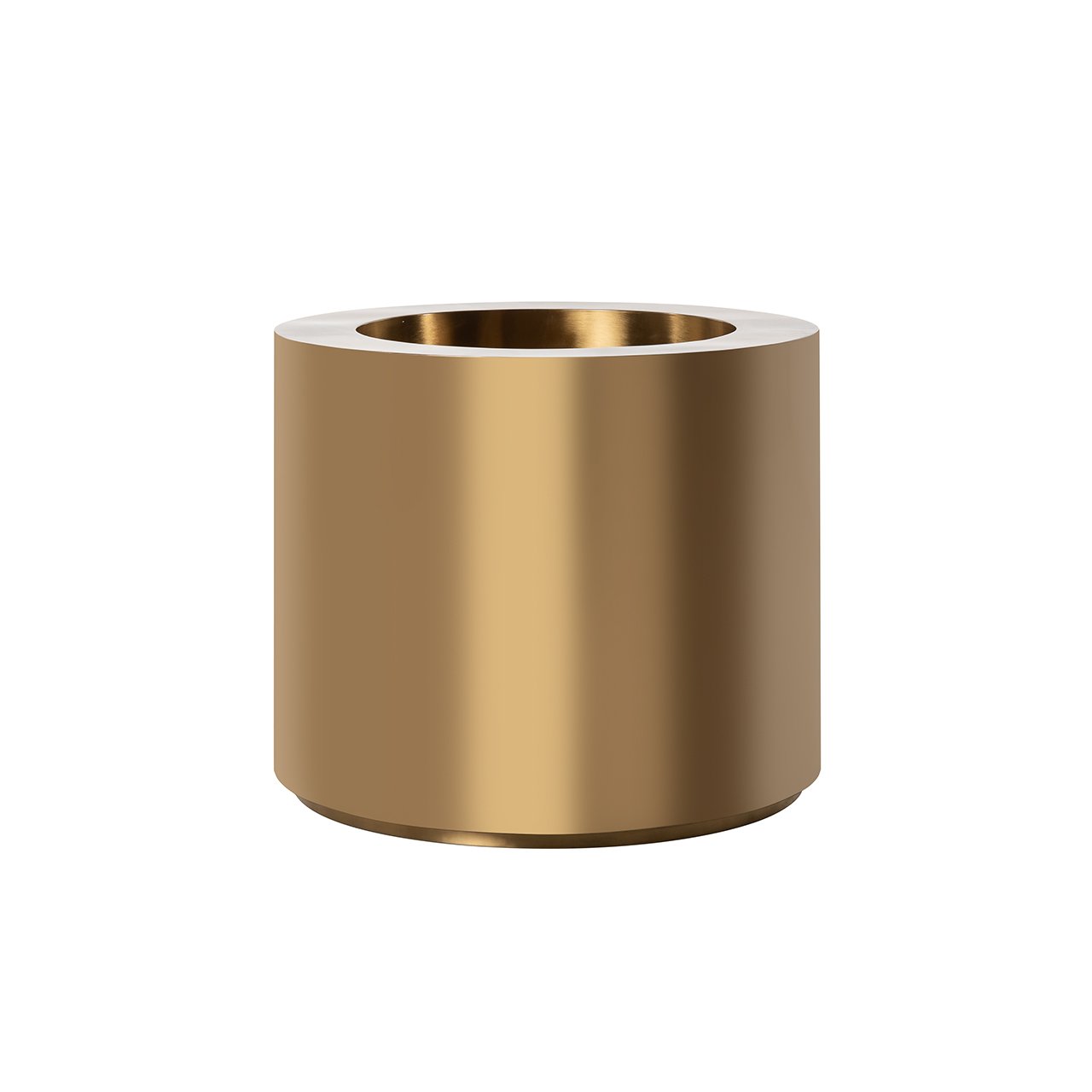 Plantenbak Donna 60Ø (Geborsteld Goud)