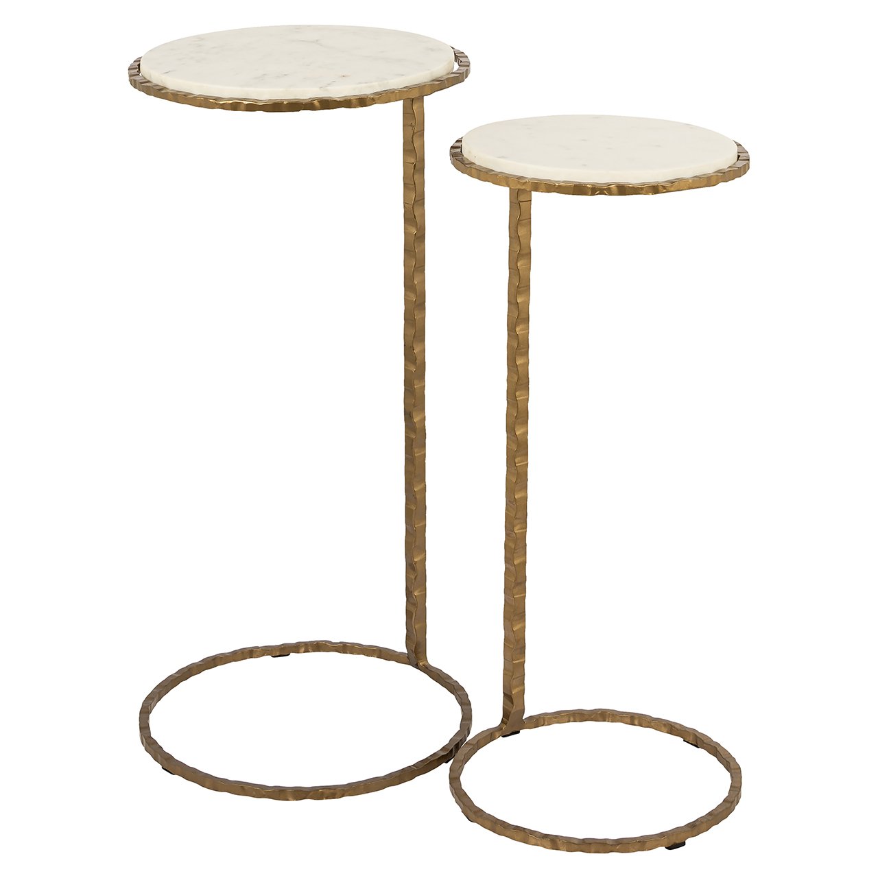Bijzettafel Scofield set van 2 (Goud)