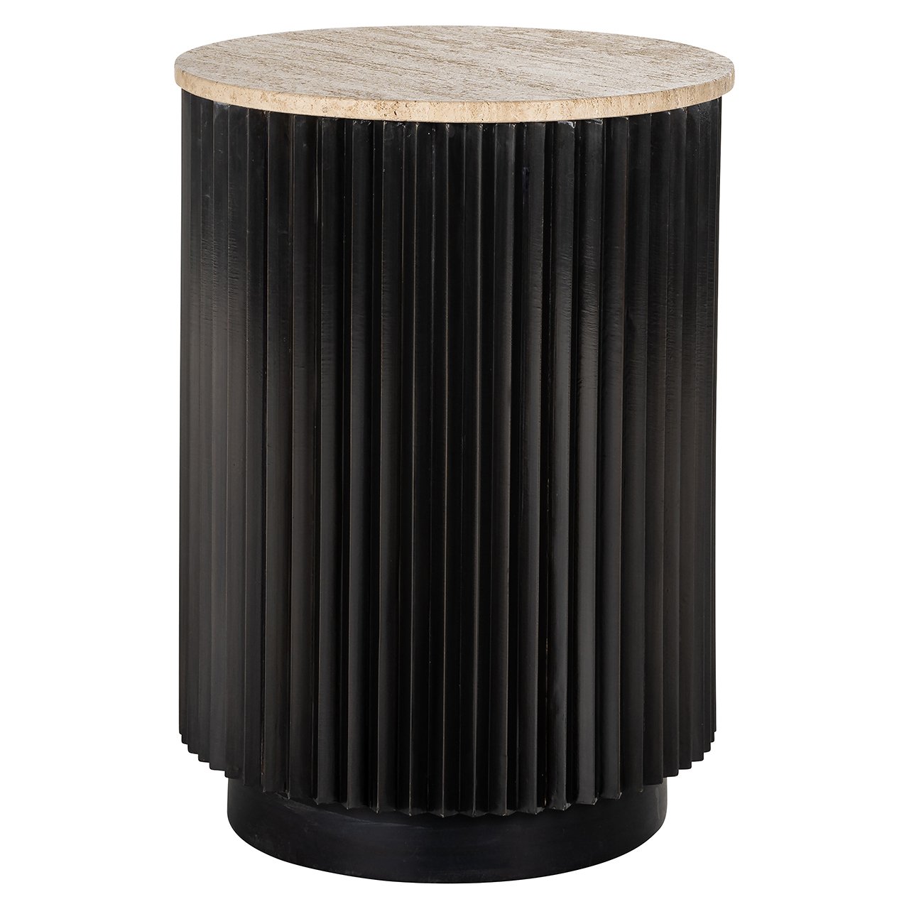 Bijzettafel Hampton 45Ø (Donkerbruin)