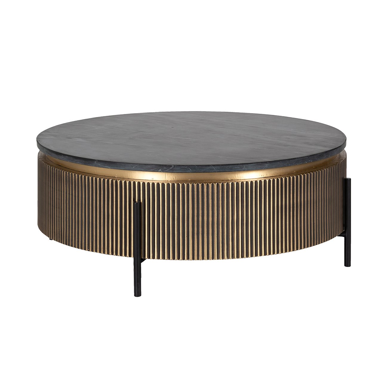 Salontafel Ironville 90Ø (Goud)