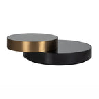 Salontafel Slice (Zwart/goud)