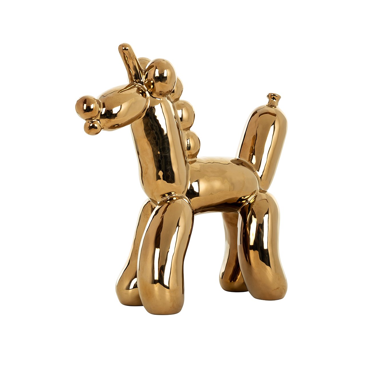 Deco object Balloonicorn goud (Goud)