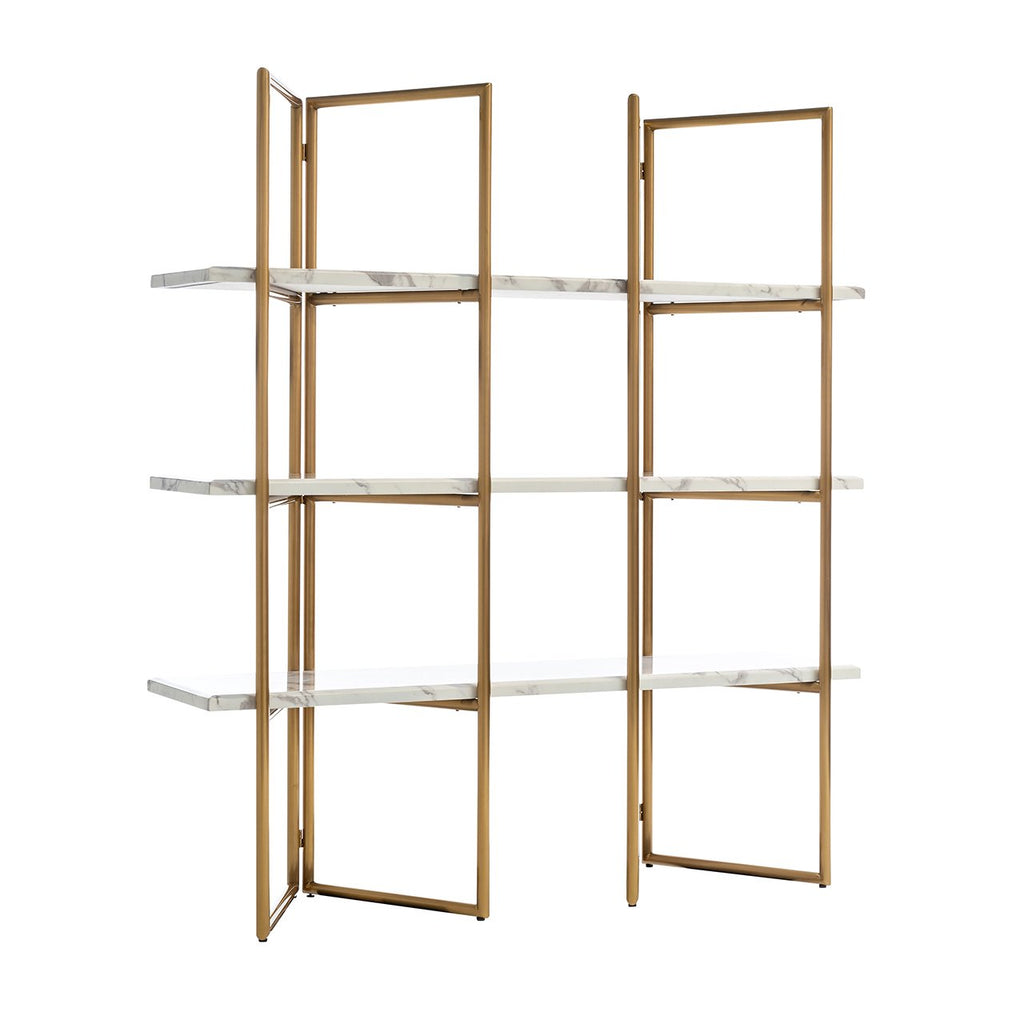 Wandkast Lagrand goud met 3 planken (Goud)
