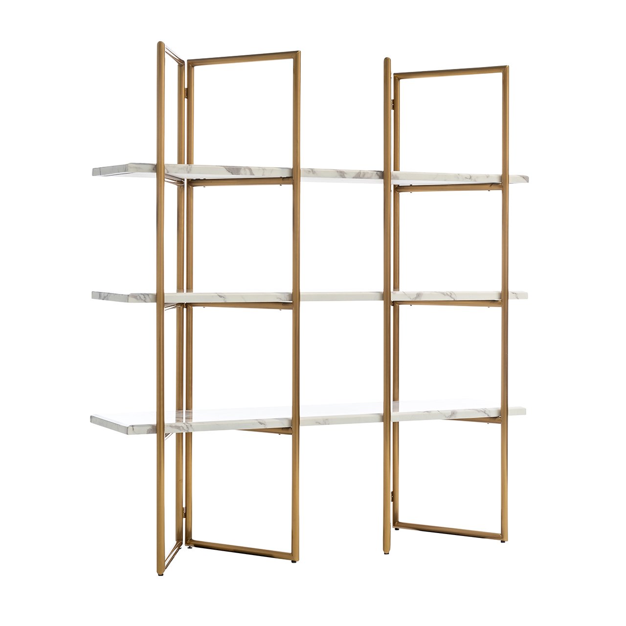 Wandkast Lagrand goud met 3 planken (Goud)