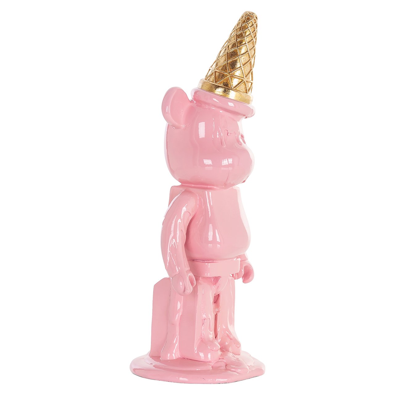 Deco object ijsbeer roze (Roze)