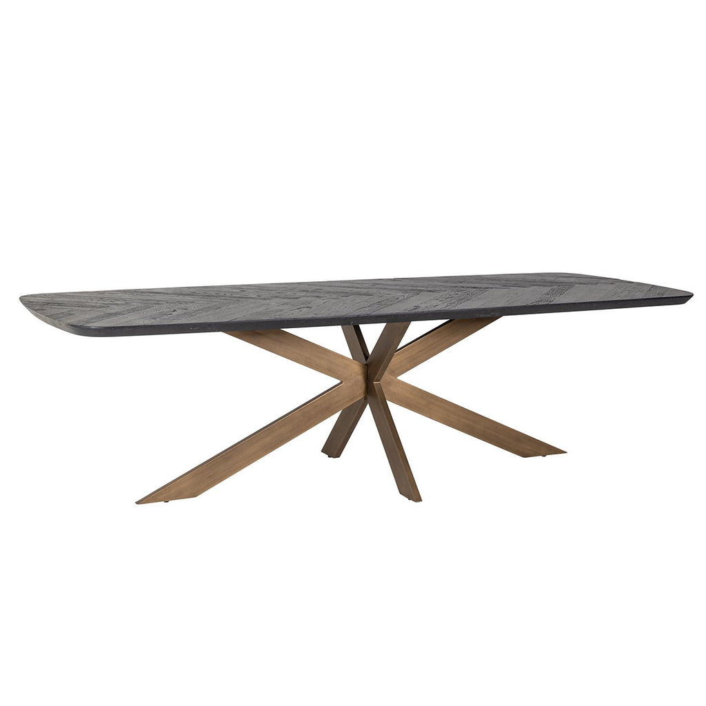 Eettafel Hayley 280 (Donker koffie)