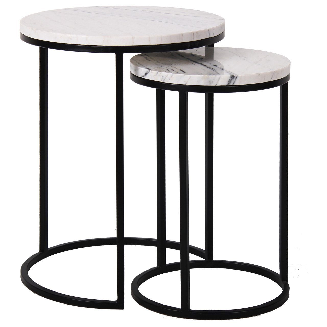 Bijzettafel Lexington set van 2 (Wit)