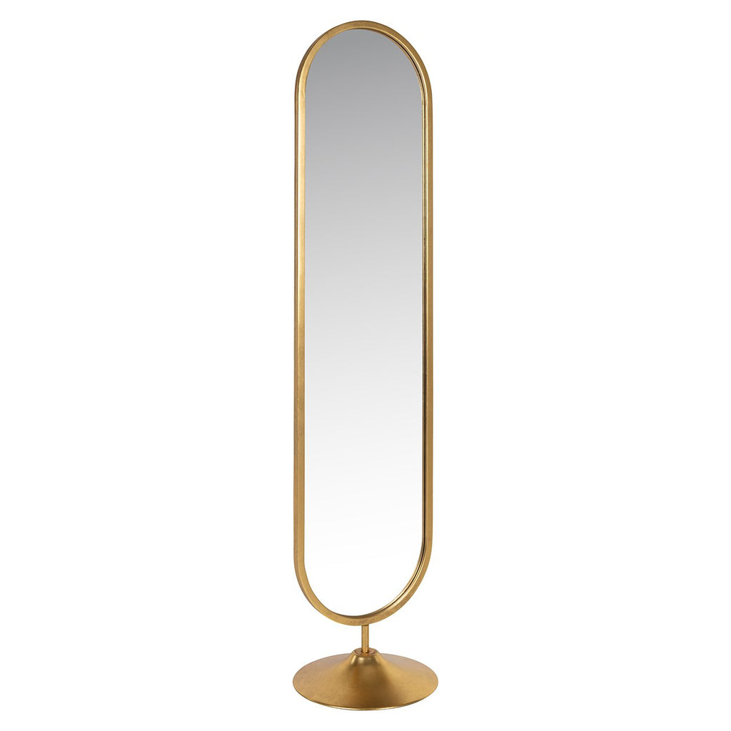 Spiegel Moya op standaard (Goud)