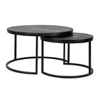 Salontafel Catana set van 2 (Zwart)