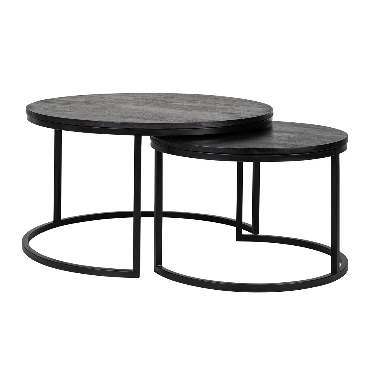 Salontafel Catana set van 2 (Zwart)