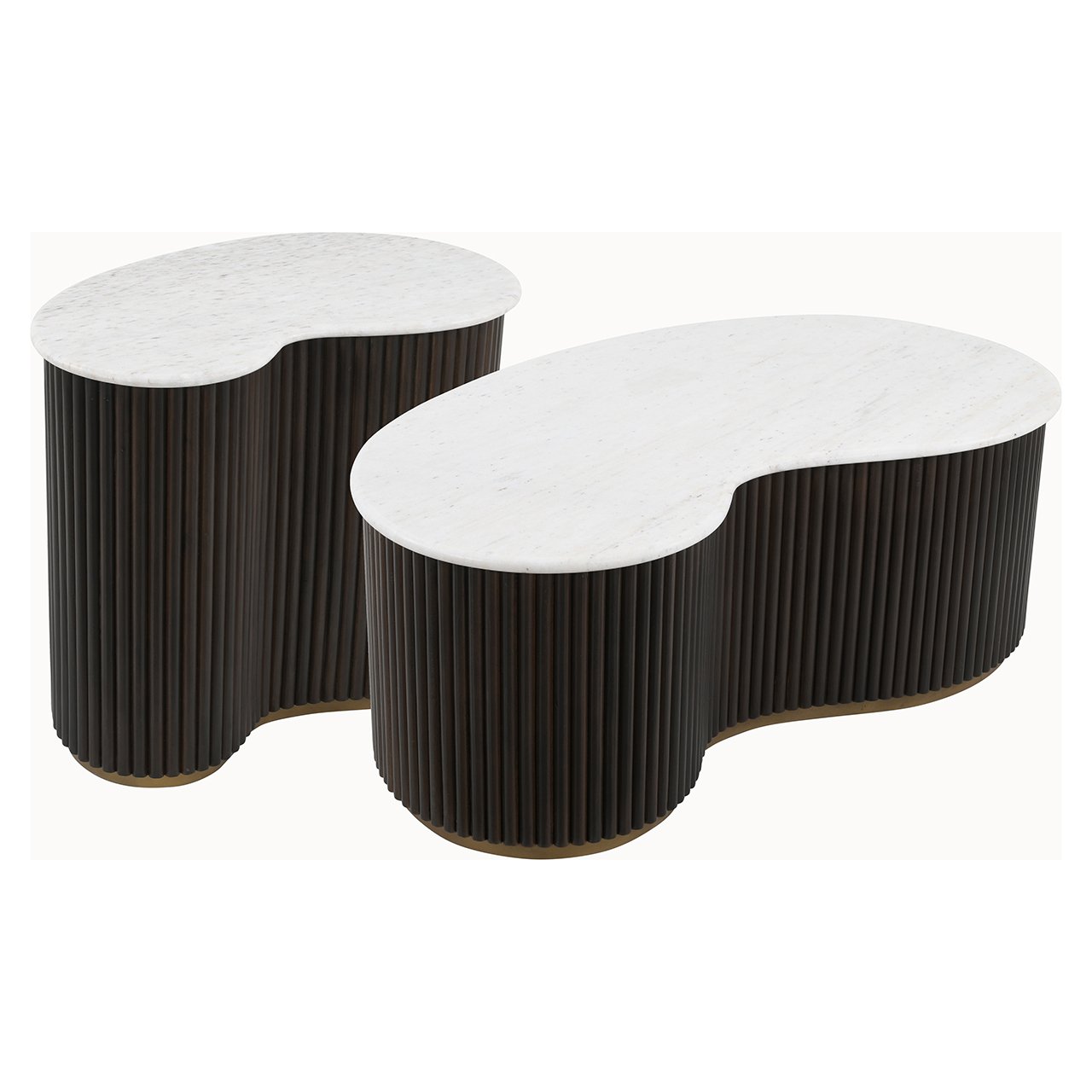 Salontafel Mayfield set van 2 (Bruin)