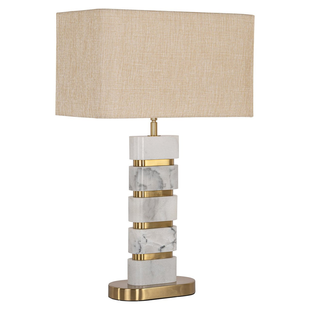 Tafellamp Lenore incl. lampenkap (Goud)