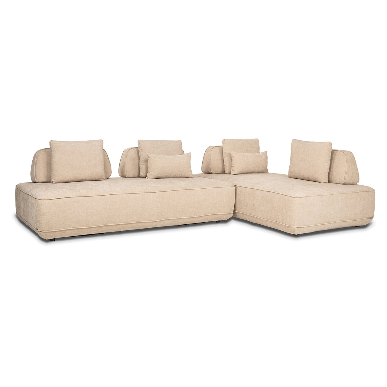 Bank Tudor met losse rugleuning zand olympus (Zand olympus)