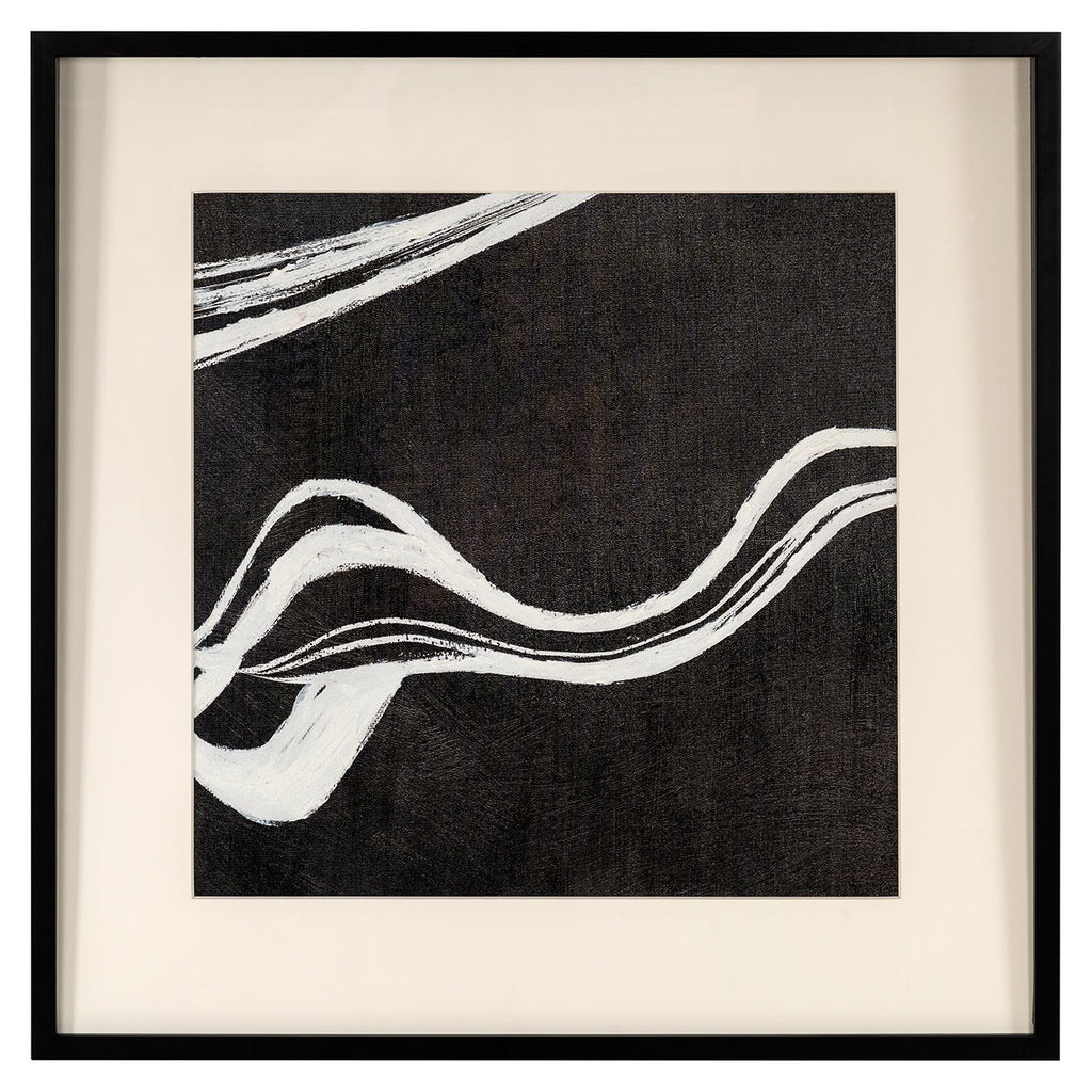 Wandkunst Jozra (Zwart/wit)