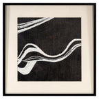 Wandkunst Jozra (Zwart/wit)
