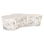 Salontafel Rockyard faux wit marmer indoor/outdoor (Wit)
