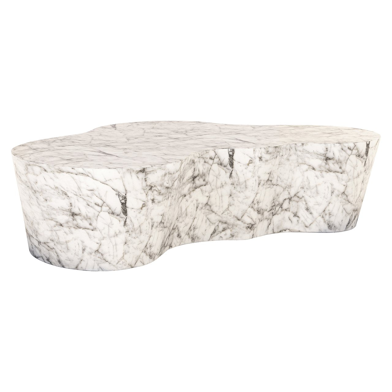 Salontafel Rockyard faux wit marmer indoor/outdoor (Wit)