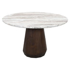 Eettafel Oberoy 130Ø (Bruin)