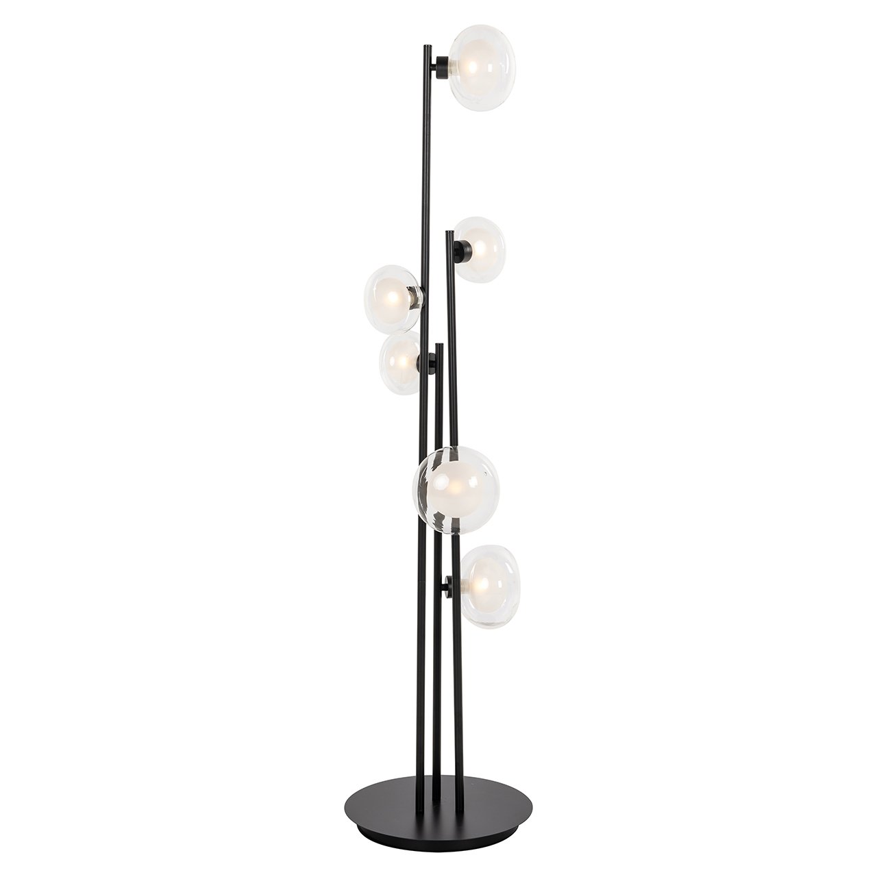 Vloerlamp Luva zwart (Zwart)