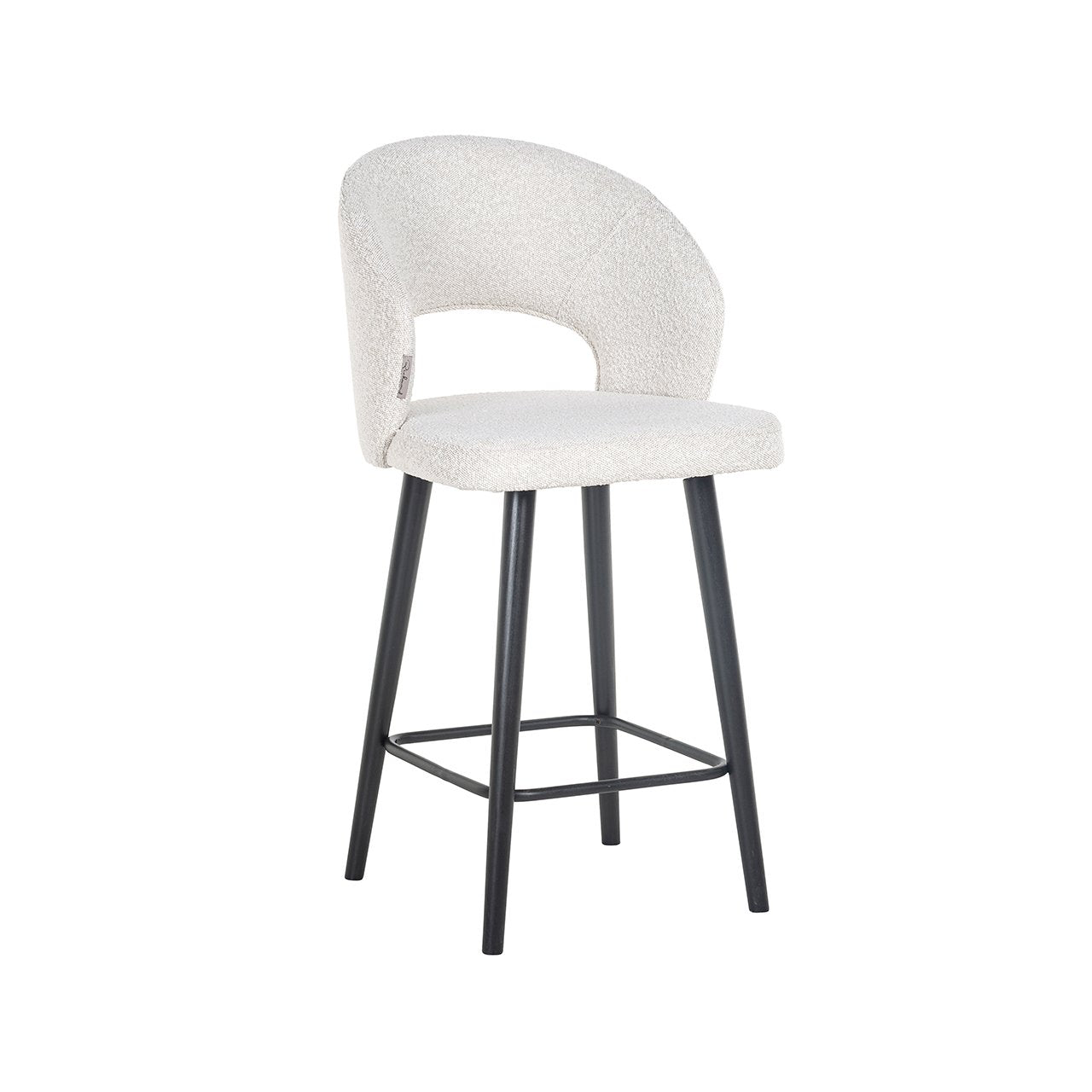 Counterstoel Savoy wit bouclé (Kopenhagen 900 Bouclé Wit)
