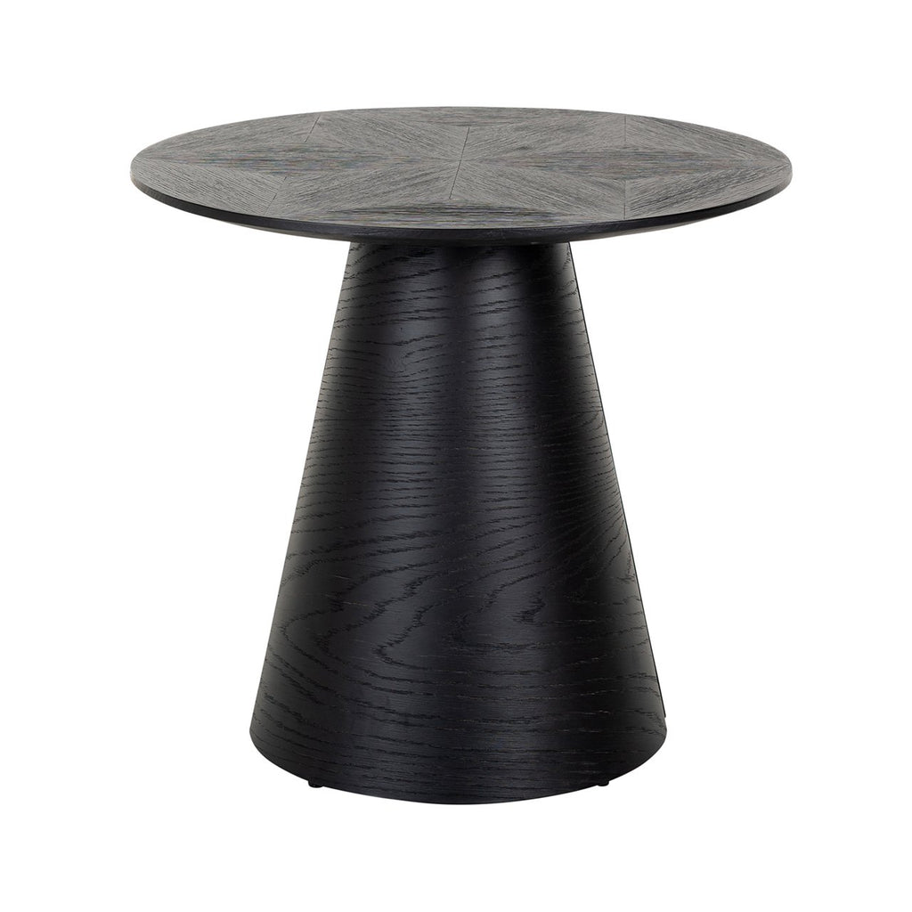 Bijzettafel Blax 585Ø (Zwart)