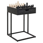 Schaaktafel Davos 1-lade (Zwart)