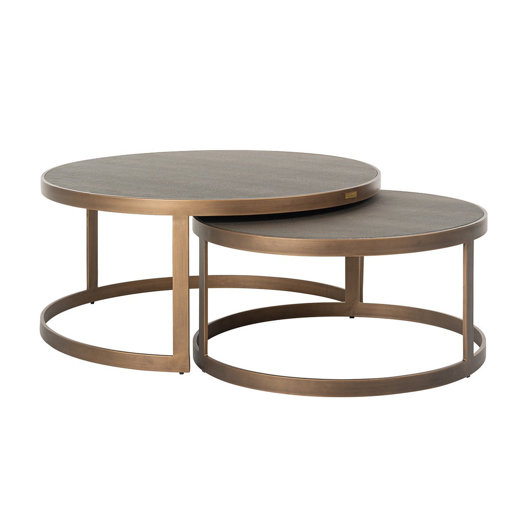 Salontafel Bloomville set van 2 (Goud)