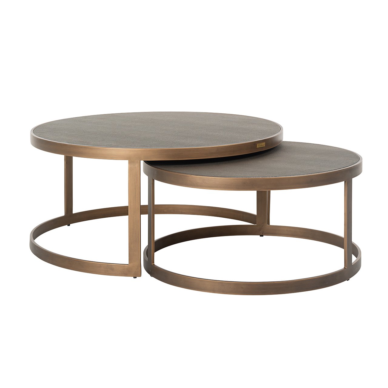 Salontafel Bloomville set van 2 (Goud)