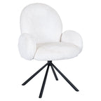 Draaistoel Jolie wit schaap (Schaap 02 wit)