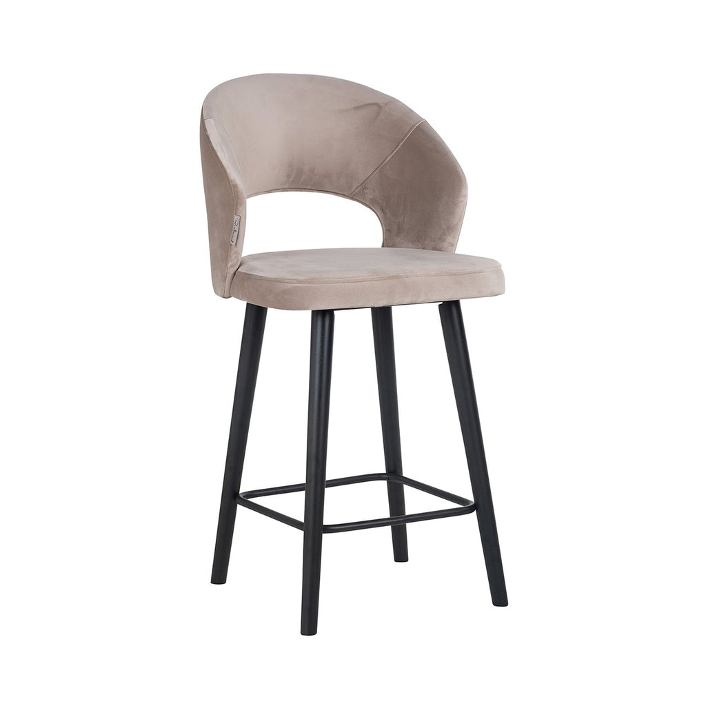 Counterstoel Savoy khaki fluweel (Quartz Khaki 903)