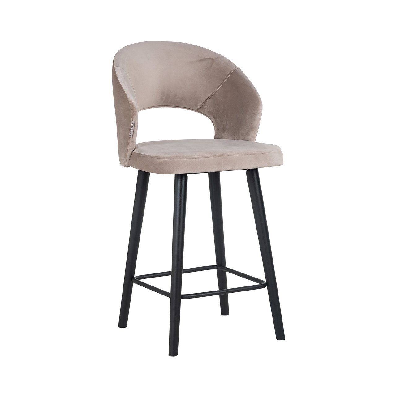 Counterstoel Savoy khaki fluweel (Quartz Khaki 903)