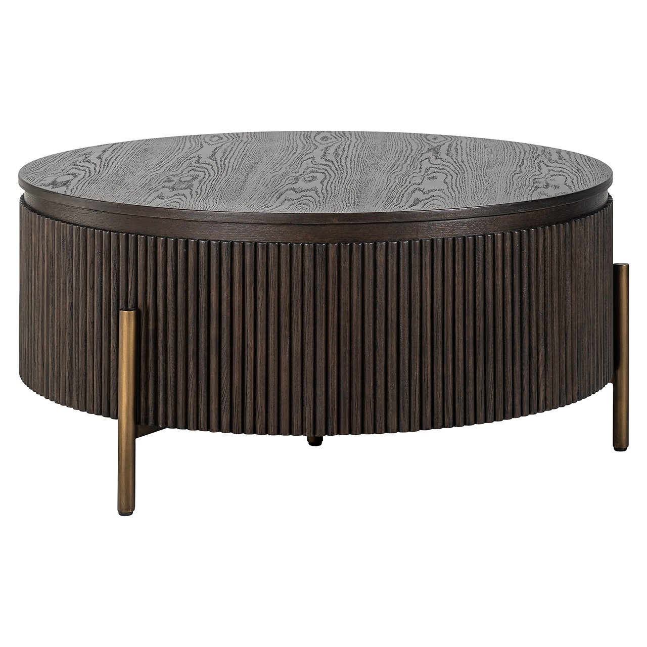 Salontafel Luxor 95Ø (Bruin)