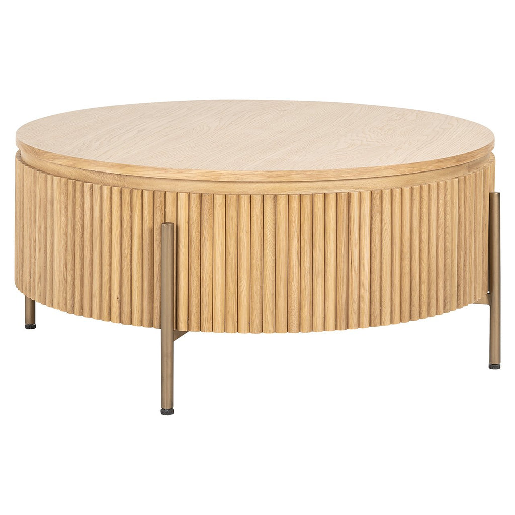 Salontafel Belfort 85Ø (Natuurlijk eiken)