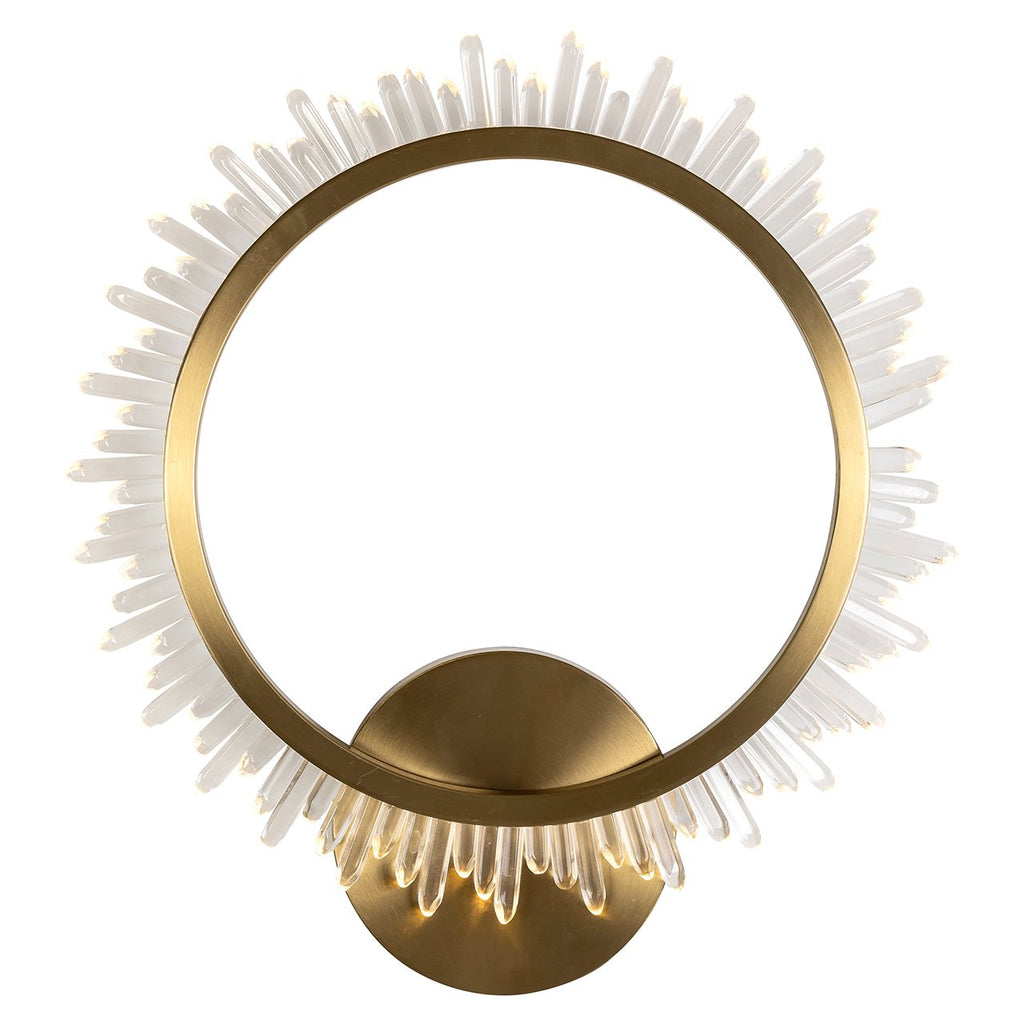 Wandlamp Beau (Geborsteld Goud)