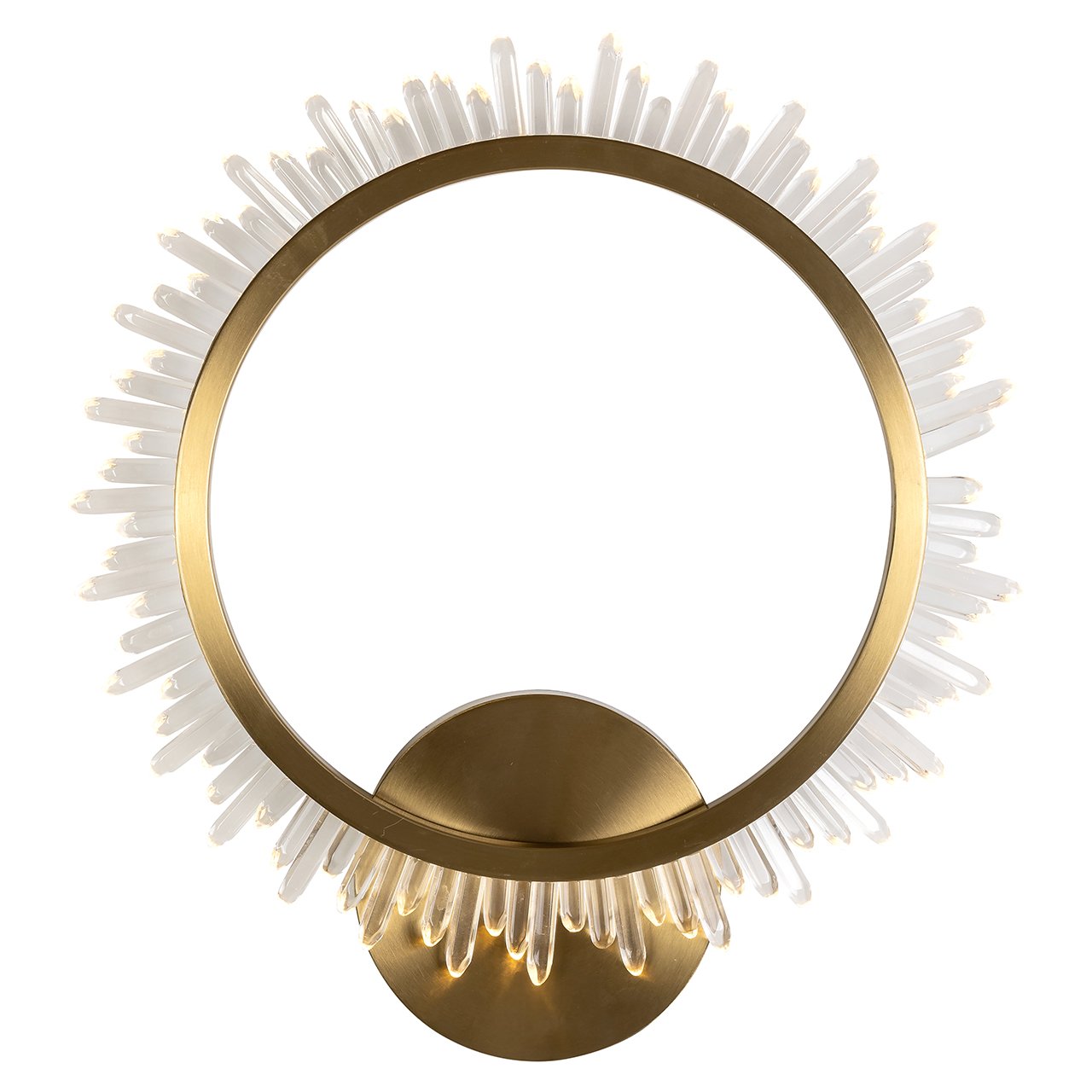 Wandlamp Beau (Geborsteld Goud)