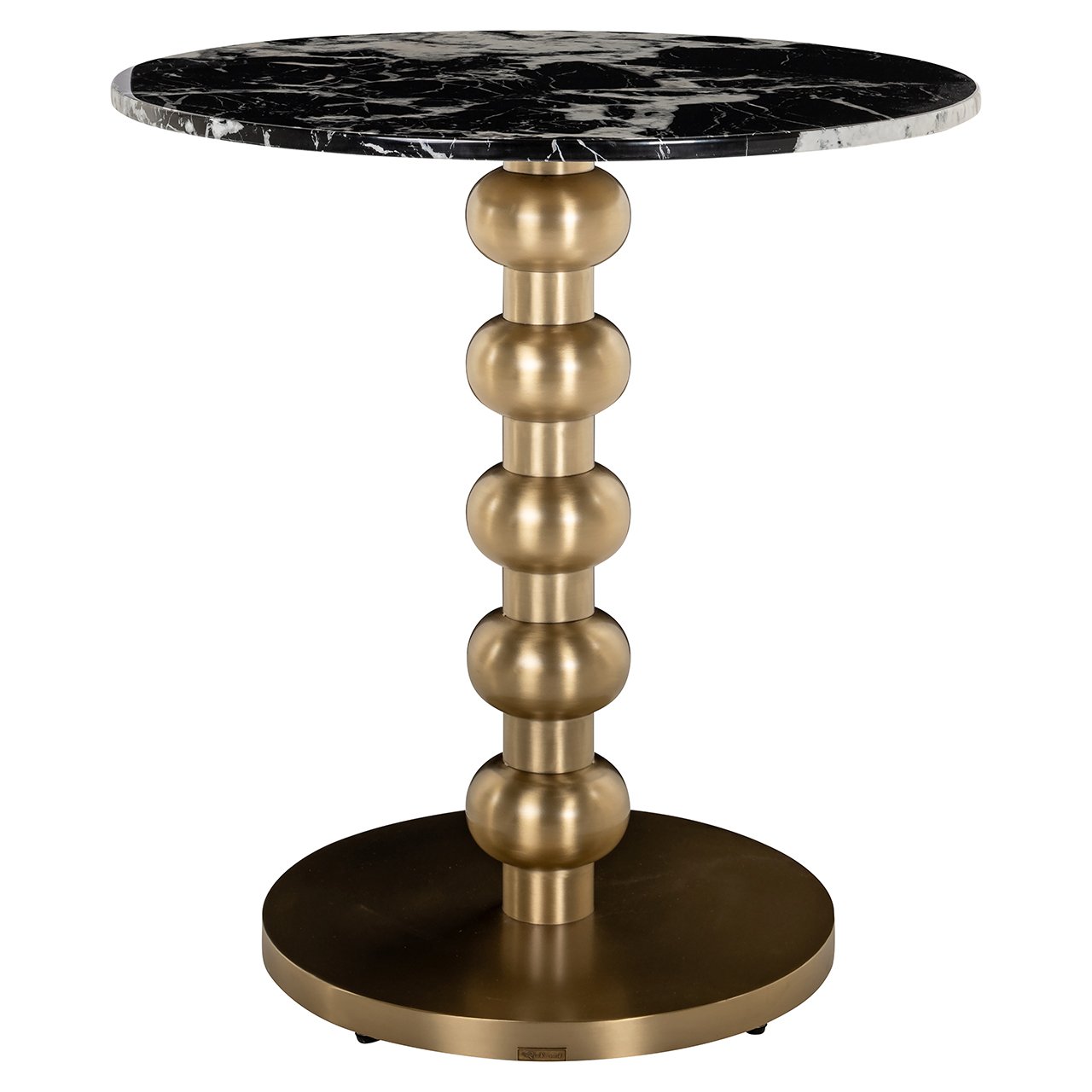 Bistrotafel Witlox 75Ø (Zwart/goud)