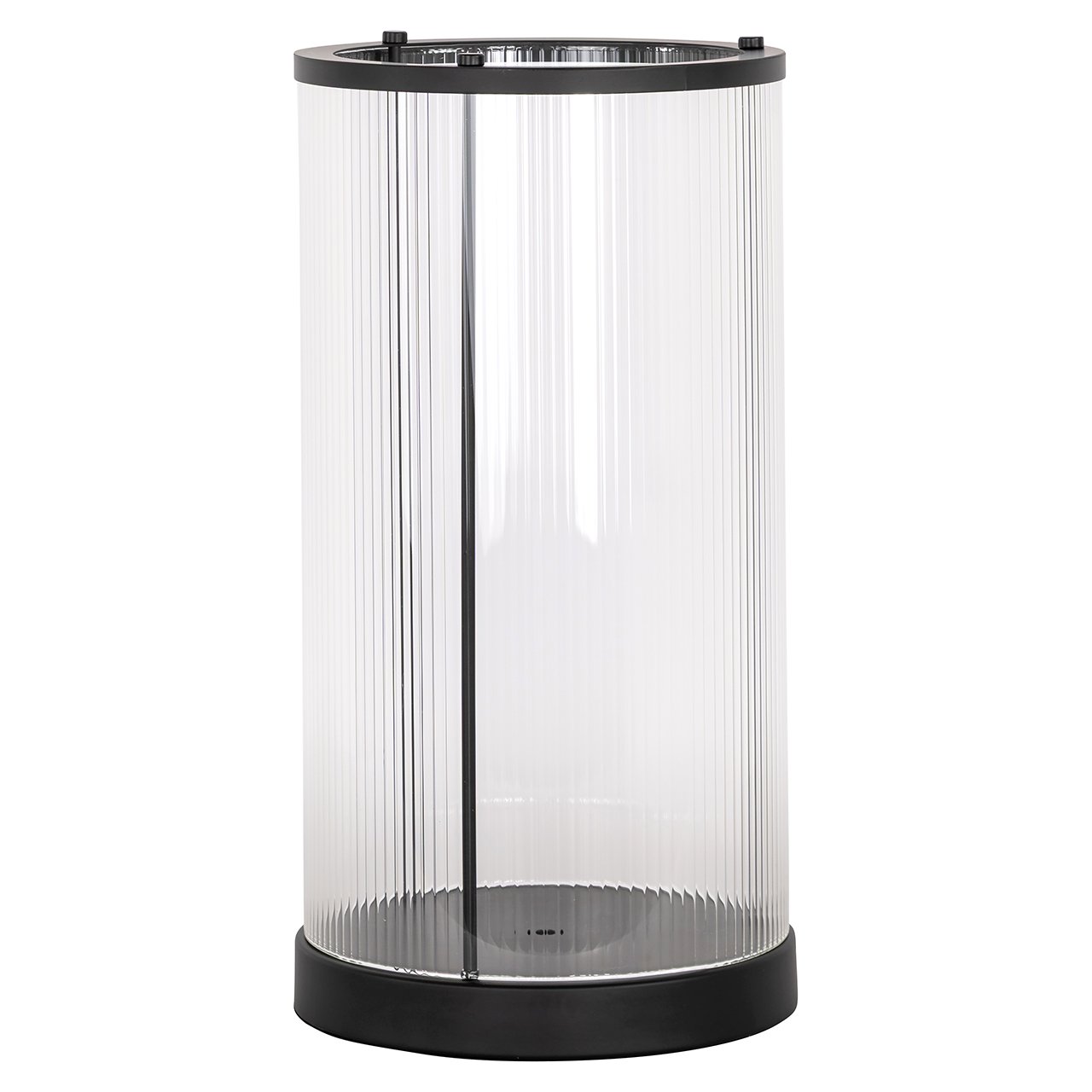 Windlicht Dayene groot (Zwart)