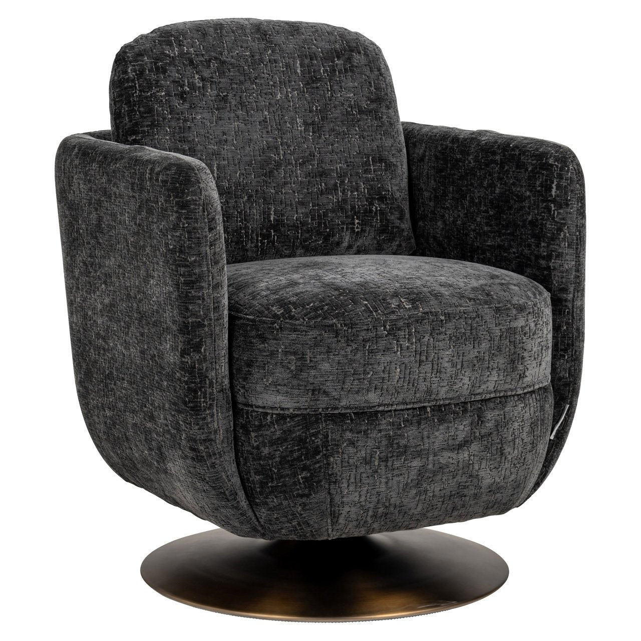 Draaifauteuil Turner grafiet eiland (Eiland grafiet 66)