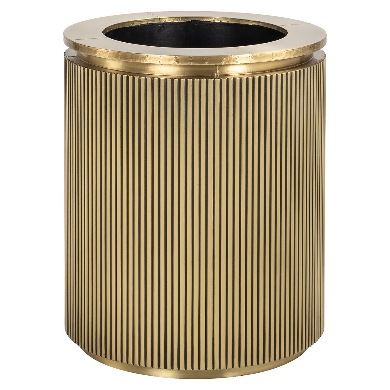 Plantenbak Ironville 50Ø (Geborsteld Goud)