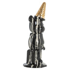 Deco object ijsbeer zwart (Zwart)