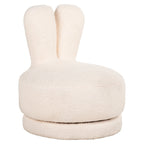 Kinderstoel Konijn witte teddy (Teddy 14 Wit)