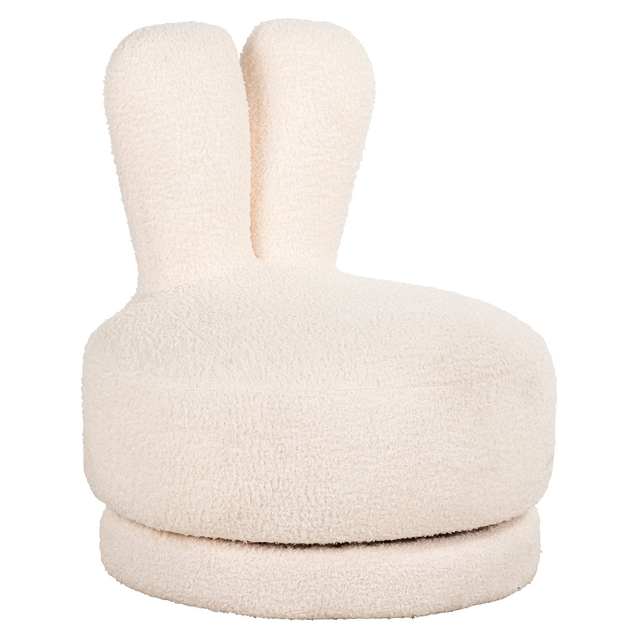 Kinderstoel Konijn witte teddy (Teddy 14 Wit)