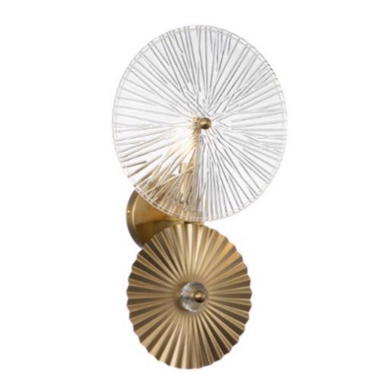 Wandlamp Otis (Geborsteld Goud)
