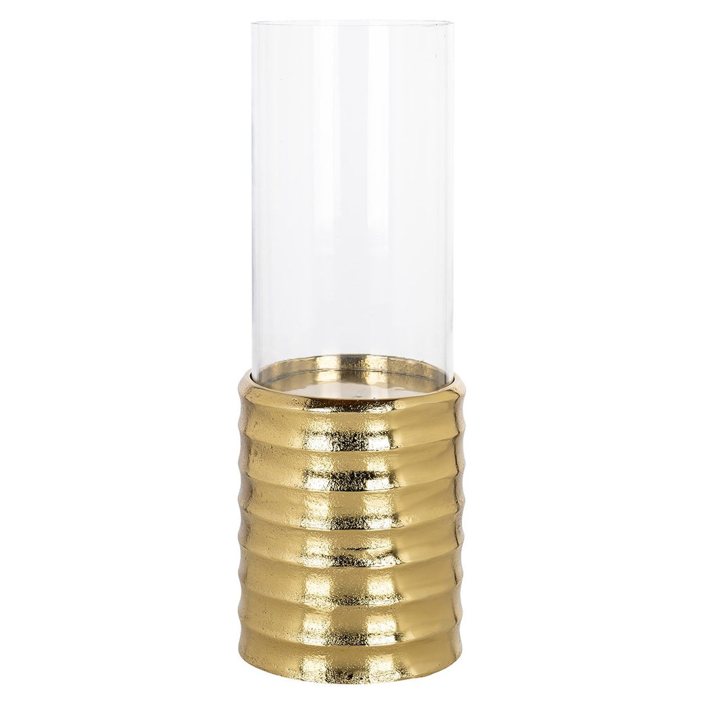 Windlicht Bodil groot (Goud)