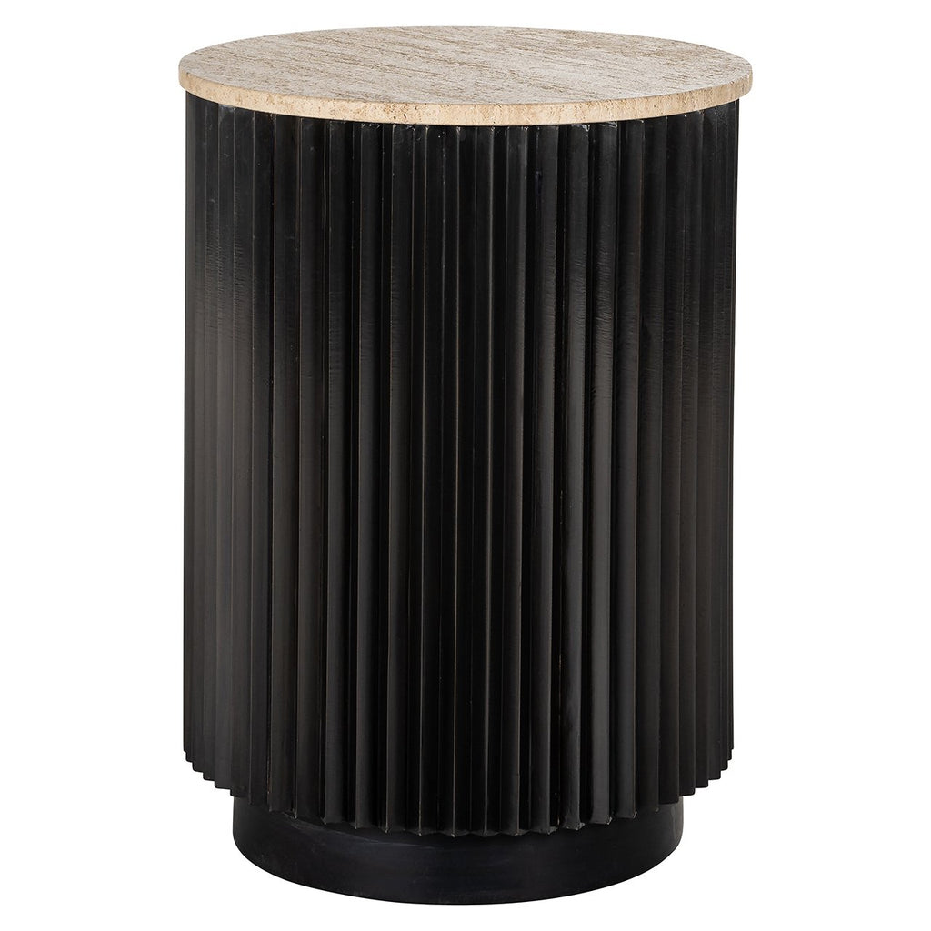 Bijzettafel Hampton 45Ø (Donkerbruin)
