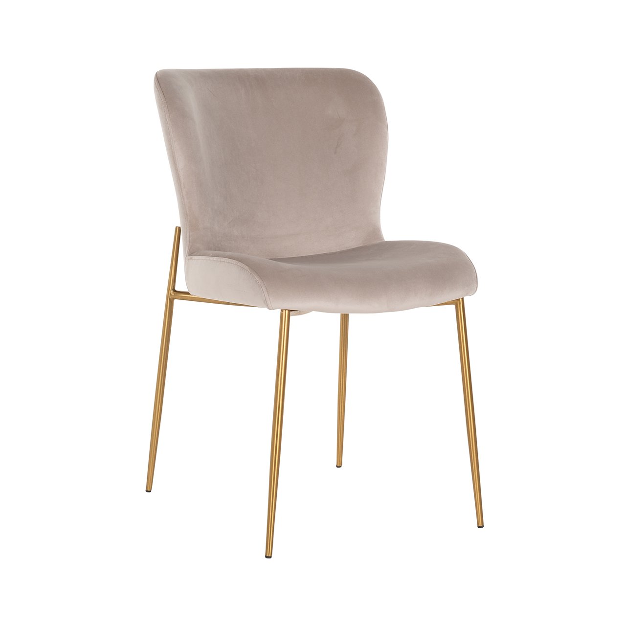 Stoel Odessa khaki / geborsteld goud brandvertragend (FR-Quartz 903 Khaki)