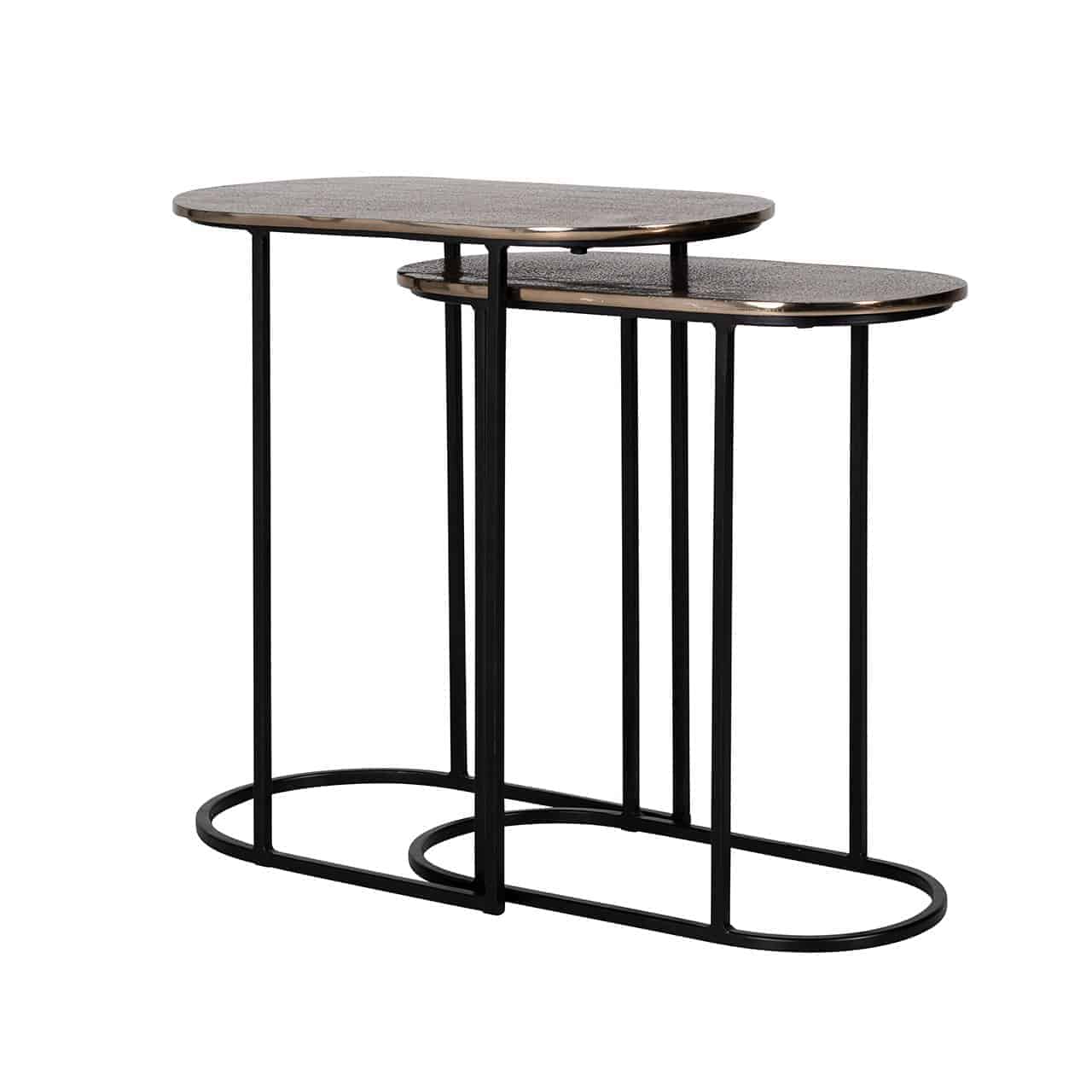 Bijzettafel Chandon set van 2 (Champagne goud)