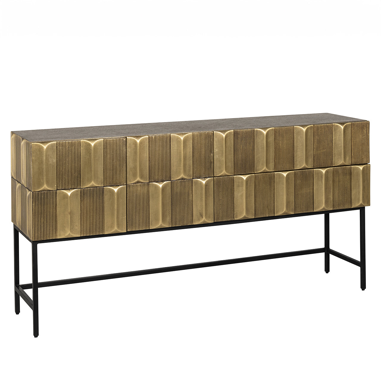 Dressoir Jaxx (Zwart/goud)