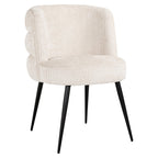 Stoel Stella beige chenille brandvertragend (Niagara 902 beige Chenille)